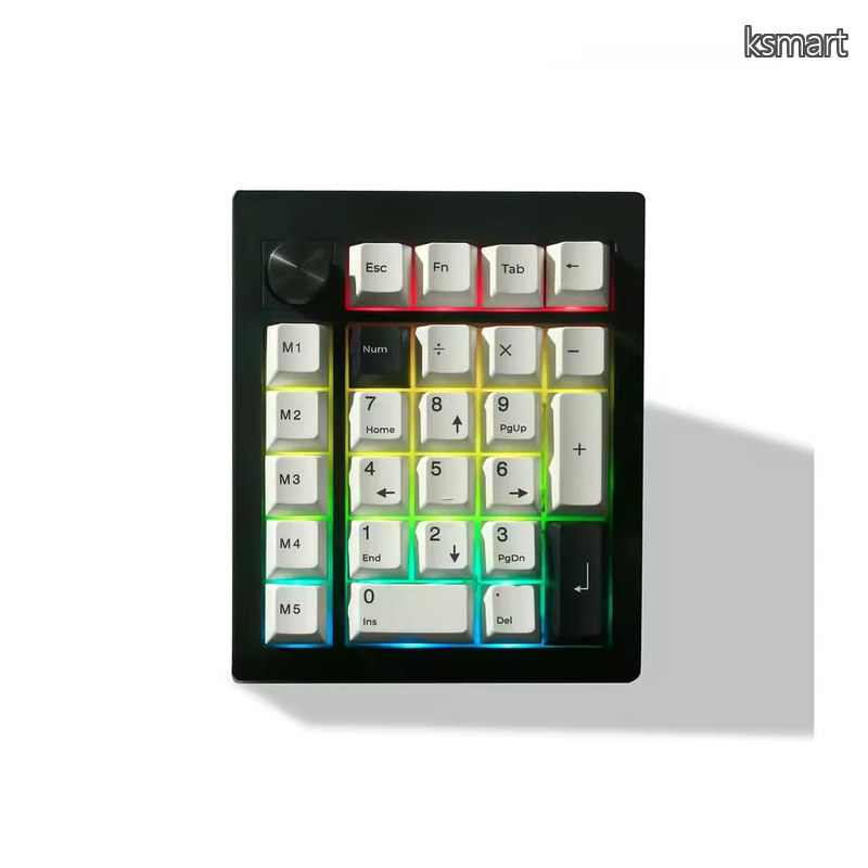 【貨物輸送無料】zmart ZUOYA GMK26 QMKVIA 屁っ放り毛布 テンキーパッド BT 5.0 有線 熱っぽいつけ替える相応う テンキー 放送番組能力のある Win Mac 力学的 デジタルエリアパッド マクロ命令