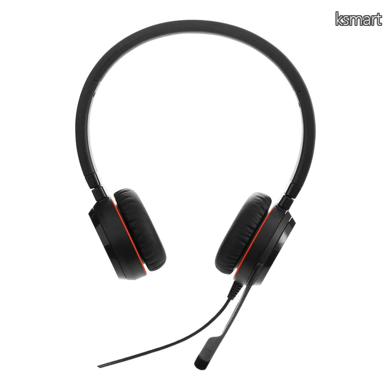 【送料無料】Jabra Evolve 30 II、Microsoft Teams認定ステレオコードヘッドセット、通話コントロールユニット付き、ノイズキャンセリングマイク、LEDインジケータ｜ksmart