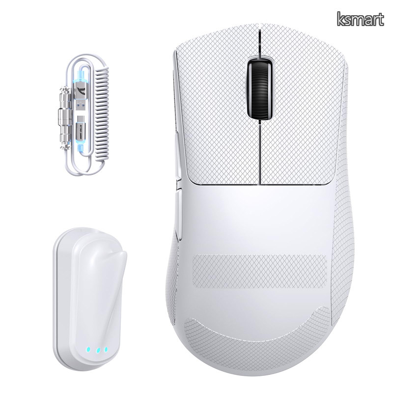 【貨物輸送無料】SHARK V8 ゲーミングマウス Nordic54L15 PAW3950MAX 検出器 超軽さ 59g±3g 42000DPI/50 ユニット微自然調整 三繋ぎ合わせる流行り物 (有線/Bluetooth/2.4G) 双 8K