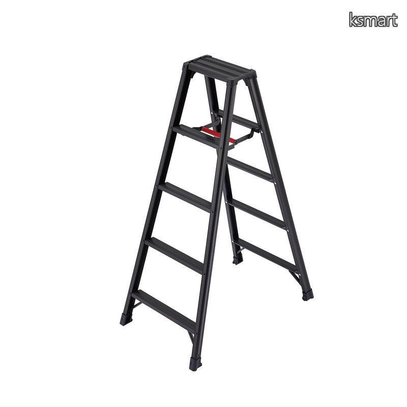 【貨物輸送無料】脚軽 BLACK 5段 RZB-15b (1.39m) (17763)