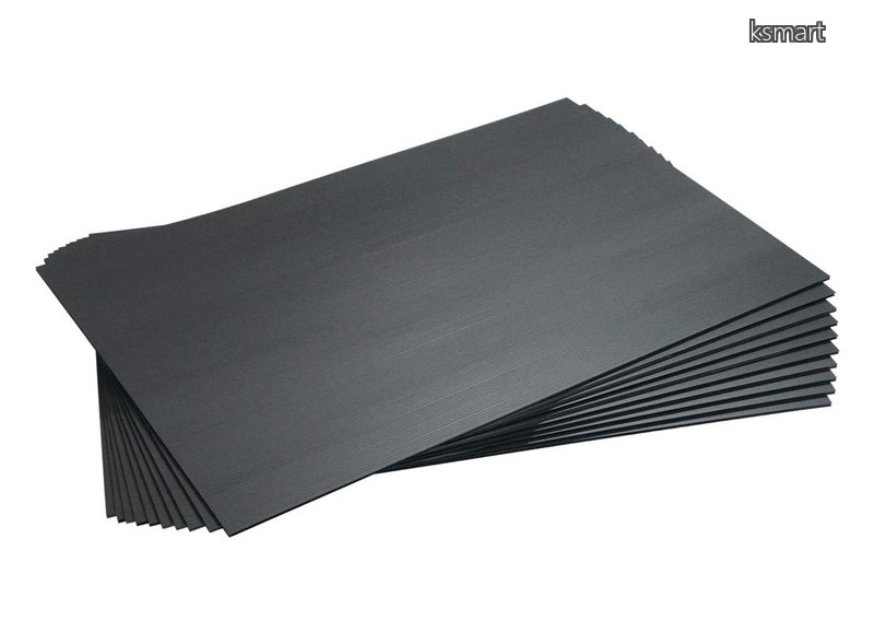 【貨物輸送無料】プラダンシート 600ｘ900 厚5粍 10枚入 (黒)