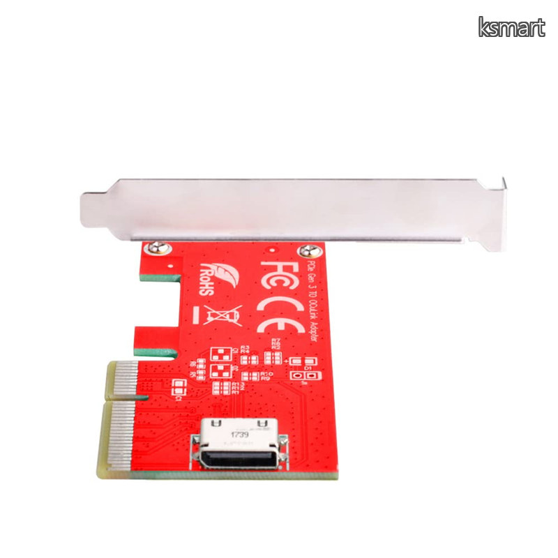 【貨物輸送無料】3.0 Express 4.0 x4 - Oculink 内部的 SFF-8612 SFF-8611 進行係りアダプタ 鉤括弧付き添い人 PCIe SSD用