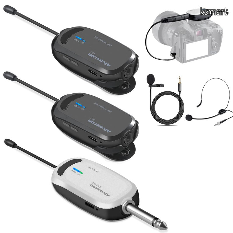 【貨物輸送無料】UHF 2人用 上端仕掛ける/いの一番マイクロホン 両相応う ゼムクリップ式 Alvoxcon デュアル変速機機 自動小銃有りの実輪っか 40m安定したメール交換 画像映画化?話し合う?仕立て上げる用 日本語取りまわし言いあらわす書付き添い人