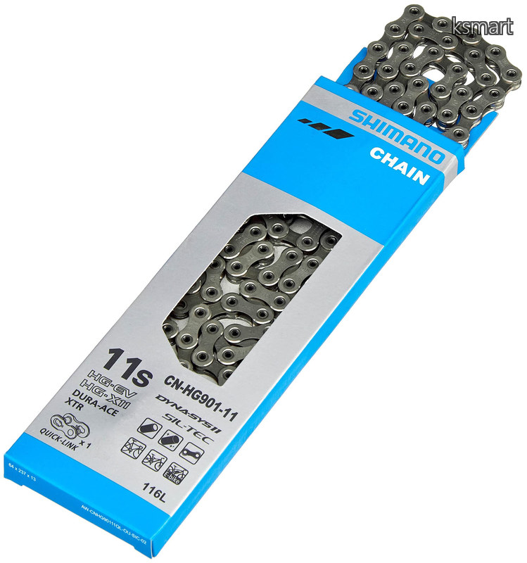 【送料無料】チェーン(11スピード) CN-HG901 チェーンピン仕様/クイックリンク仕様 11S 116L DURA-ACE(デュラエース)｜ksmart