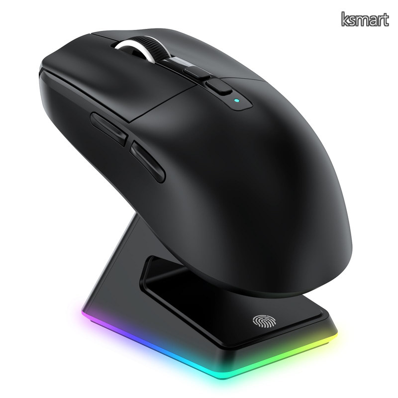 【貨物輸送無料】x ATTACK SHARK X6 ゲーミングマウス 無線電話 軽さ 49g 無線電話 Bluetooth/2.4Ghz/USB-C 二十日鼠 ゲーミング PAW3395検出器 26000DPI