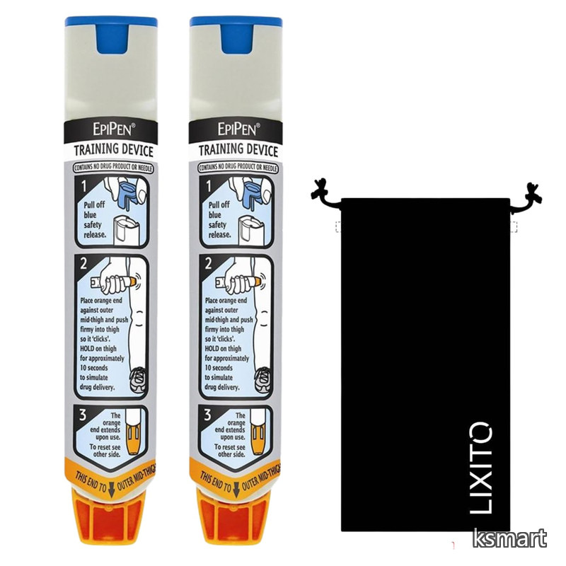 【送料無料】EpiPen 練習用 トレーニング用 エピペン クロスポーチ付き 2｜ksmart
