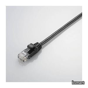【送料無料】Gigabit やわらかLANケーブル(Cat6準拠) LD-GPY BK2 ×10セット|ksmart