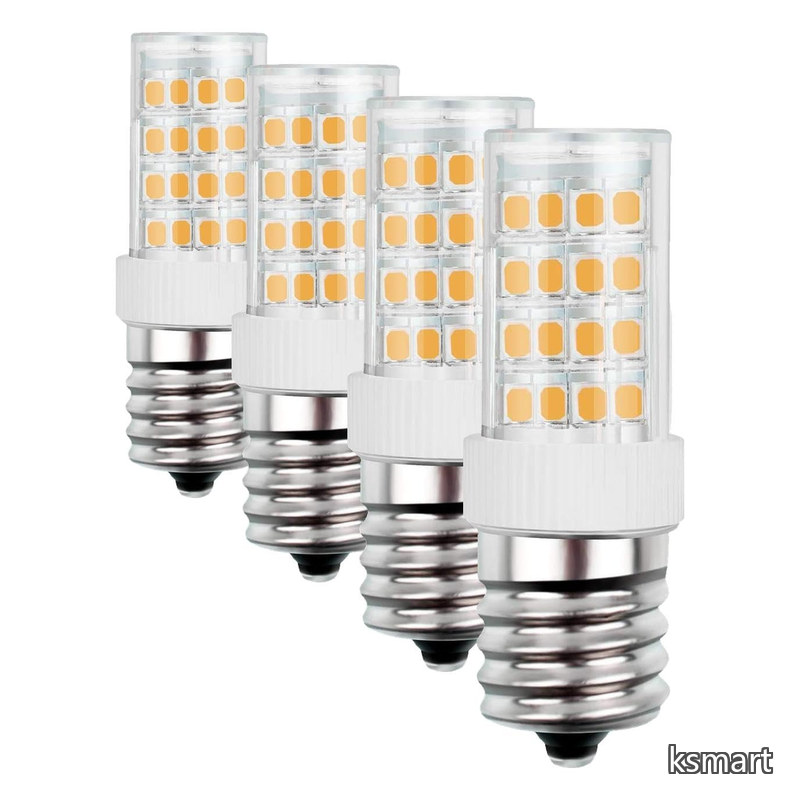 【送料無料】LED電球 E17口金 セラミックス 電球30Ｗ形相当 電球色 3000K 広配光タイプ 3W 110V 全光束320lm 非調光 6個入り (&times; 4)｜ksmart