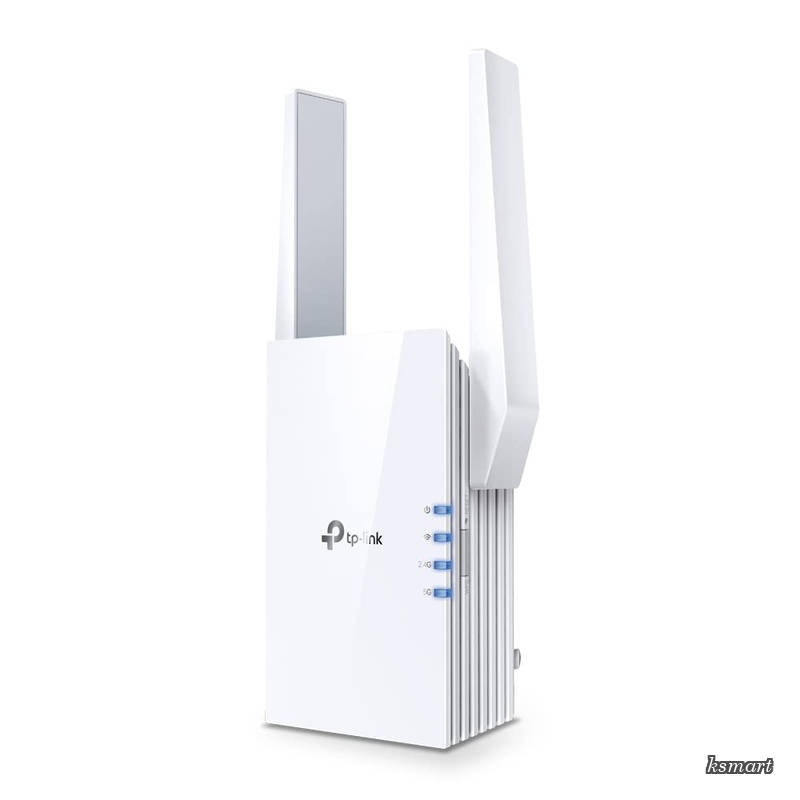 【送料無料】Wi-Fi 無線LAN 中継器 Wi-Fi6 対応 2402 + 574Mbps 11ax/ac APモード HE160 ブリッジモードギガ有線LANポート RE705X/A｜ksmart