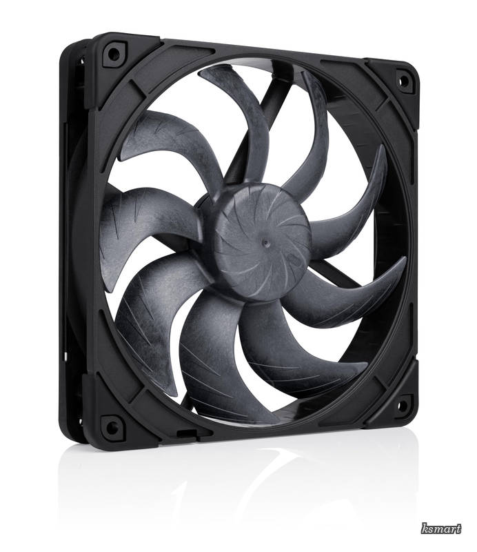 【送料無料】NF-A14x25 G2 PWM chromax.black 140mm プレミアム品質静音PC Fan 4-Pin接続 (ブラック)｜ksmart