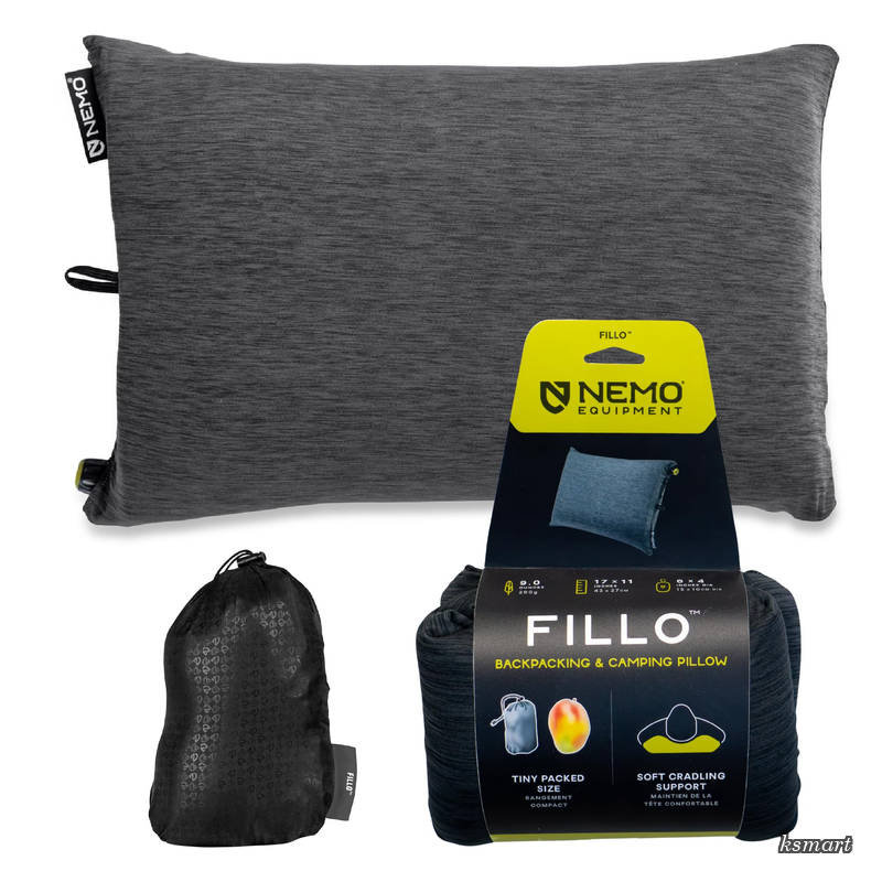 【送料無料】Equipment Fillo バックパッキング&キャンプ枕 - ブラックパール/バーチバッド - ワンサイズ｜ksmart
