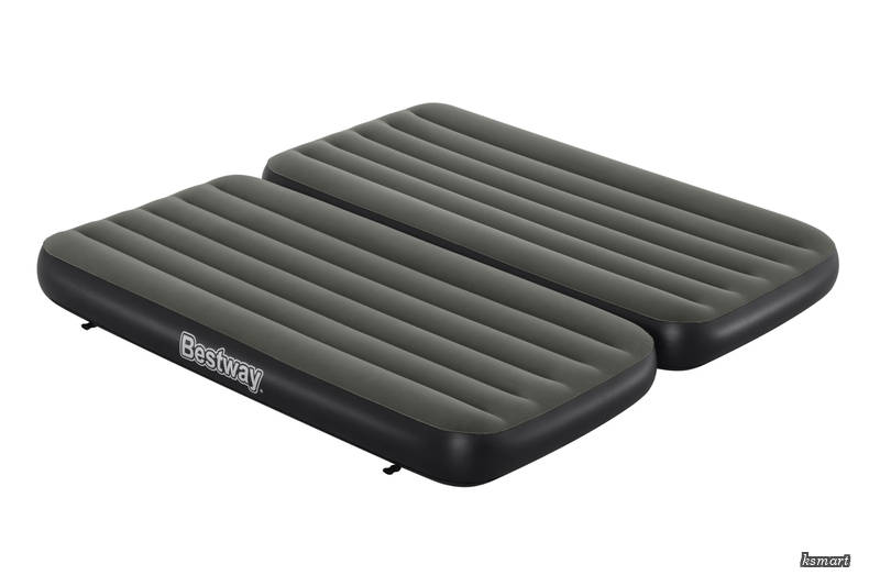 【送料無料】Tritech Connect and Rest 3-in-1 エアマットレス 2枚組 ツイン エアベッド インフレータブルマット 1.88m x 99cm x 25cm 67922 (単品（67922）)｜ksmart
