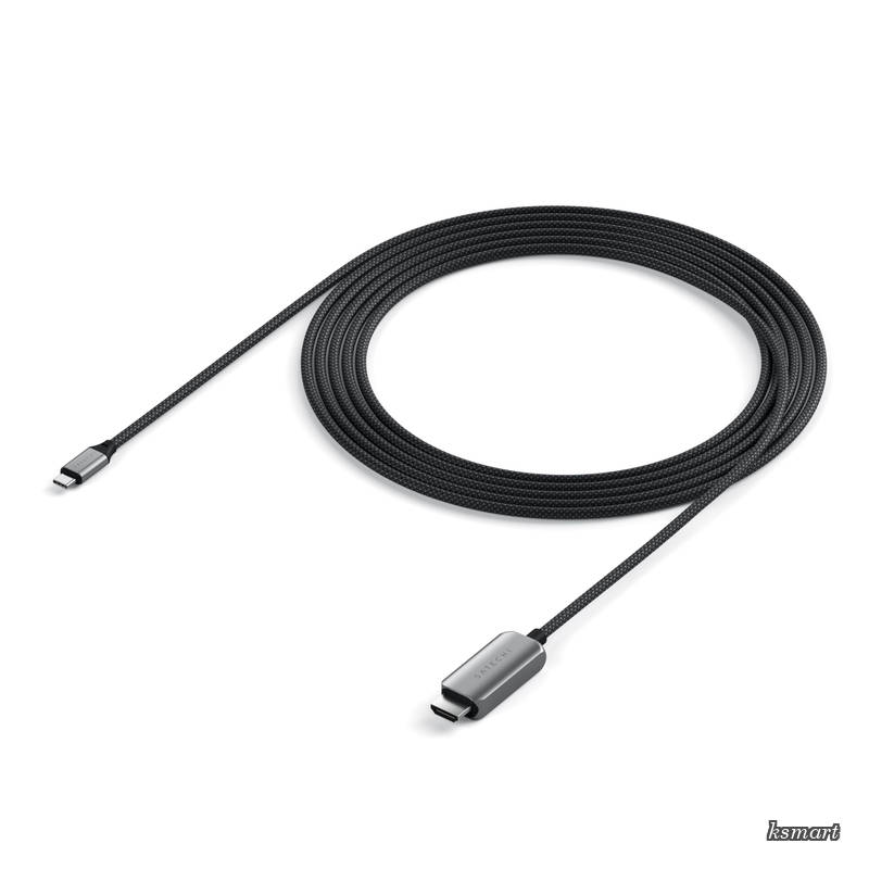 【送料無料】B-C to HDMI 2.1 ケーブル2m 8K@60Hz、4K@120Hz 対応、Thunderbolt 3/4 対応 ? MacBook Air & Pro、iPad、iPhone 17/16/15 シリーズ、Chromebook、ThinkPad 他対応 (2m)|ksmart