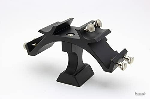 【送料無料】三又ファインダー脚 トリプルマウントアダプター ビクセン互換 アノダイズ処理アルミ製 天体観測 ファインダー台座 3アイテム搭載 軽量210g 高品質｜ksmart