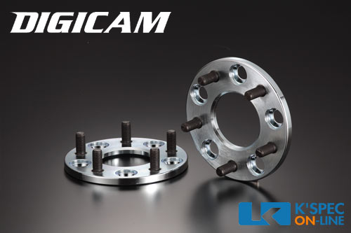 DIGICAM 鍛造ワイドトレッドスペーサー P.C.D.100-4H/5H-10mm(P1.25) の商品写真