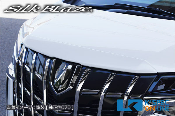 SilkBlaze トヨタ【30系アルファード 後期】フードトップモール【未塗装】[代引き/後払い不可] 10,745円