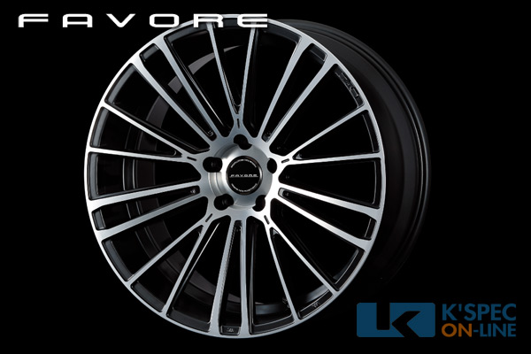SilkBlaze FAVORE アルミホイール 19×9.5J/ +50/ 114.3-5H/ 60φ マットブラック