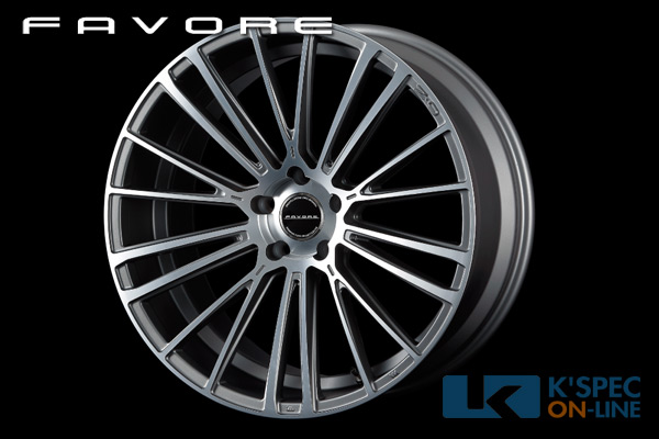 SilkBlaze FAVORE アルミホイール 20×9.5J/ +33/ 120-5H/ 60φ マットシルバーテック|ケースペックオンライン