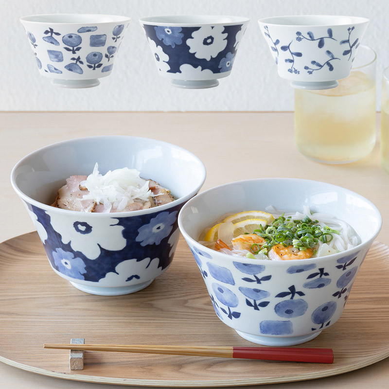 楽天市場】【波佐見焼】 どんぶり 器 indigo aika 持易丼 Φ165×H100mm