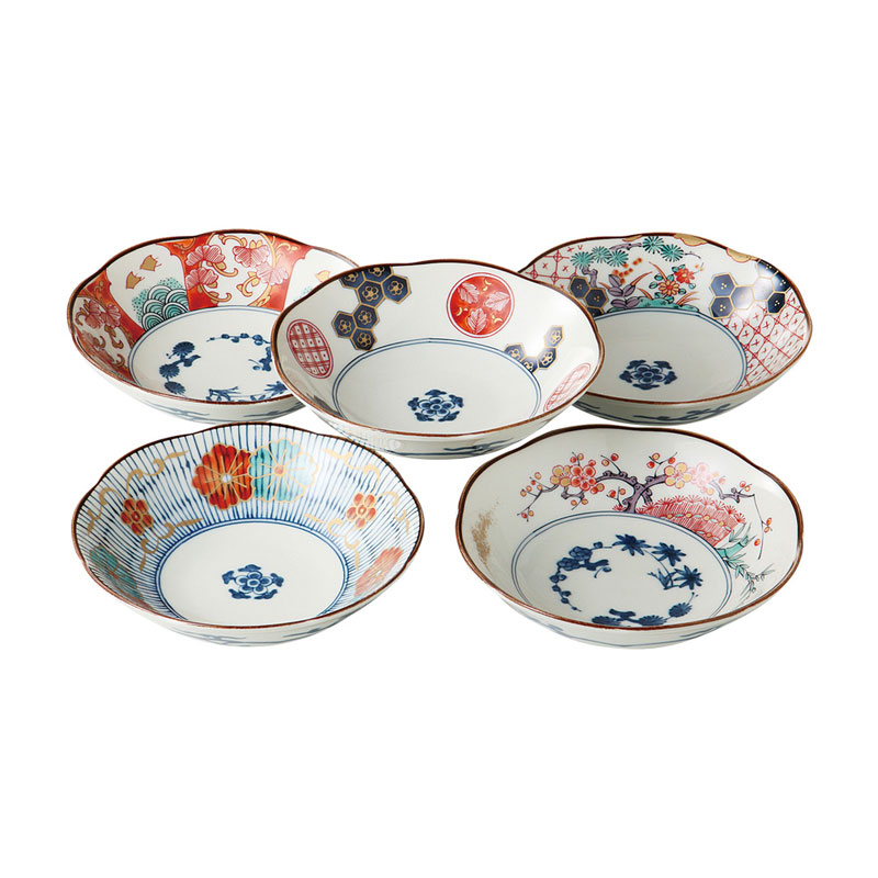 楽天市場】食器セット お皿 20cm 7寸皿 セット 染錦古伊万里 ペア深皿