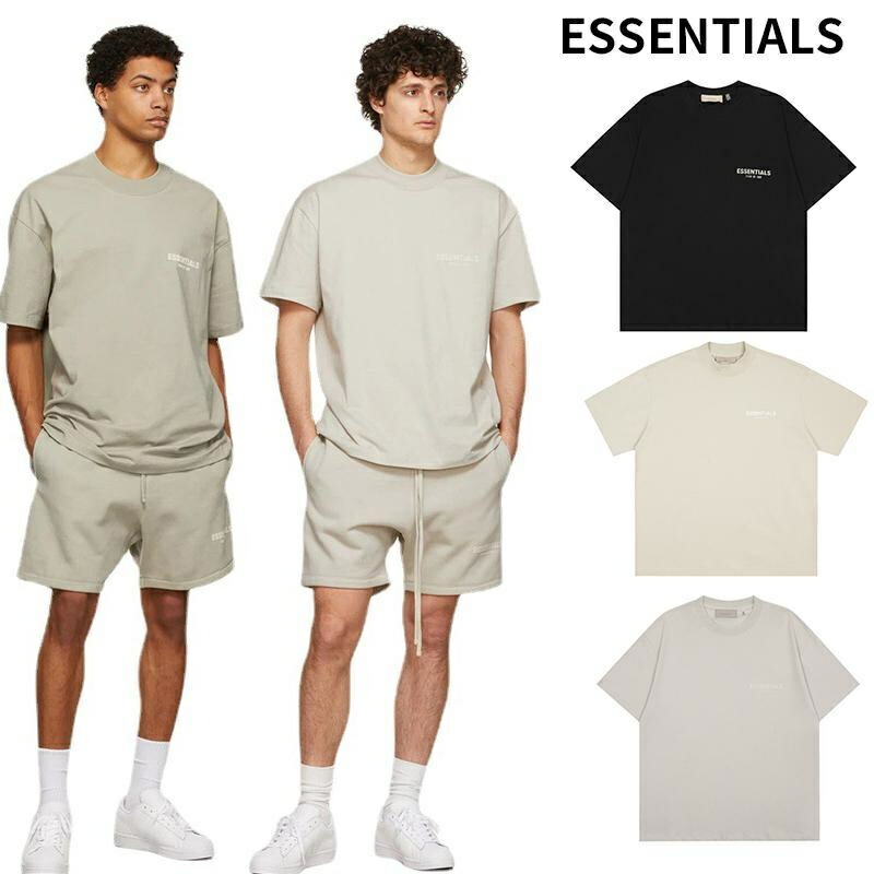 ESSENTIALS エッセンシャルズ Ｔシャツ 半袖 メンズ レディース シャツ logo t-shirt カジュアル 男女兼用 夏