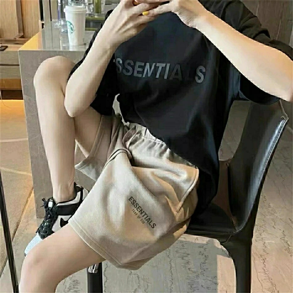 ESSENTIALS エッセンシャルズ ハーフパンツ メンズ レディース スウェットショーツ スポーツ ジャージ シンプル 男女兼用 カジュアル 半ズボン 送料無料[並行輸入品]