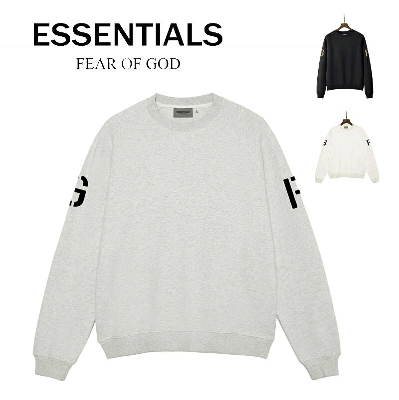 ESSENTIALS パーカー プルオーバー スウェットシャツ クルーネック FOG FG 大きいサイズ 人気 トレーナー プルオーバー スウェット 長袖 無地 おしゃれ カジュアル 丸首 かっこいい 男女兼用 春秋服