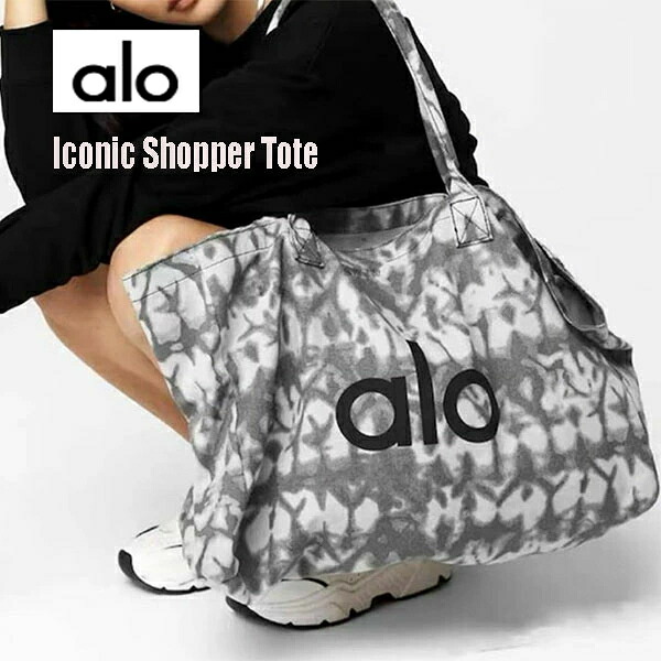 楽天市場】【送料無料】Alo Yoga（アローヨガ）Grey Tiedye Tote Bag