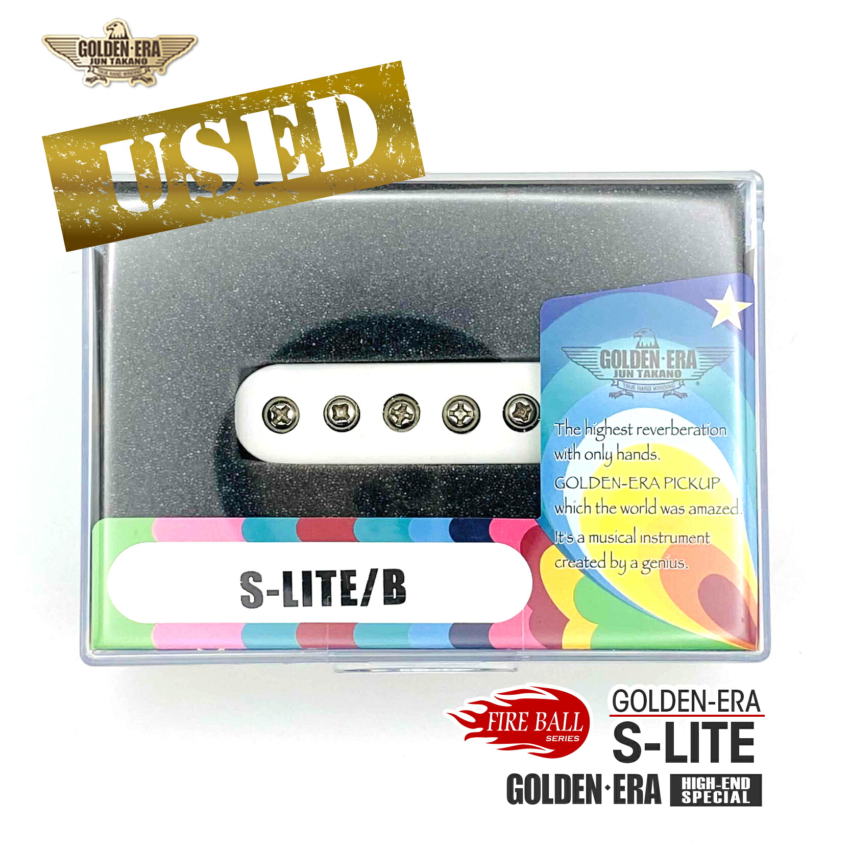 GOLDEN-ERA S-LITE（USED）《エレキギター用ピックアップ/シングル》《ハンドビルドの真骨頂》「FIREBALL SERIES」STにジャストフィット!!【全品送料・代引手数料無料！】｜KTギターリサーチ
