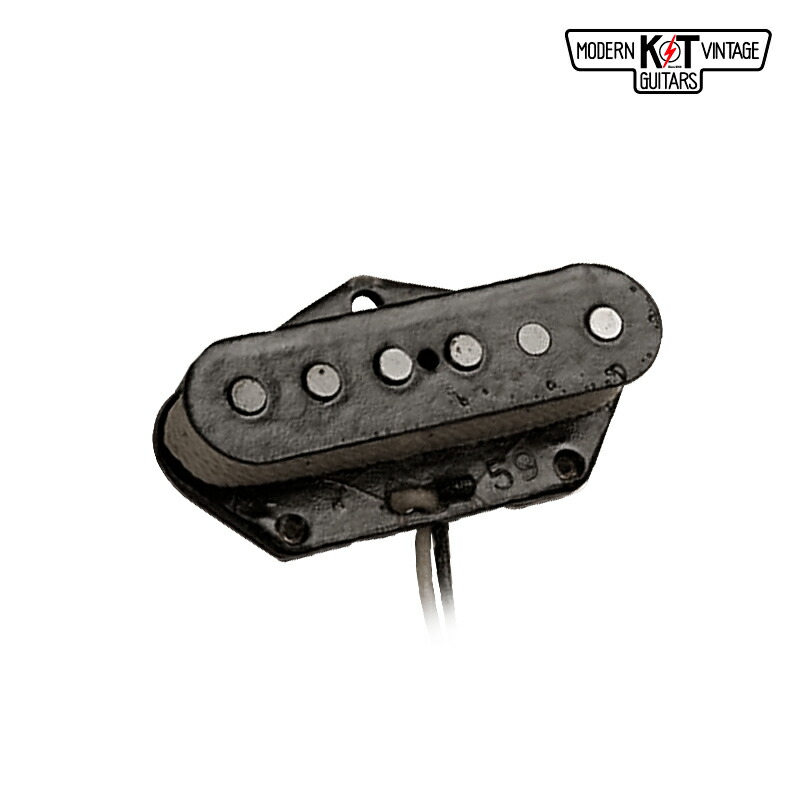 K&T T59 リア単品《VINTAGE COIL使用》《エレキギター用 ピックアップ/テレキャスター/フロントカバー付》【全品送料・代引手数料無料!】|KTギターリサーチ