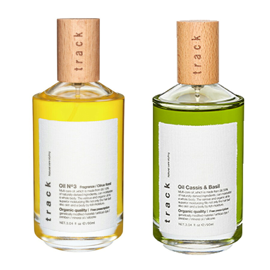 【セット】トラック オイル No3 90ml ＆ カシス＆バジル 90ml Joel Roty ジョエルロティ track oil ヘアオイル