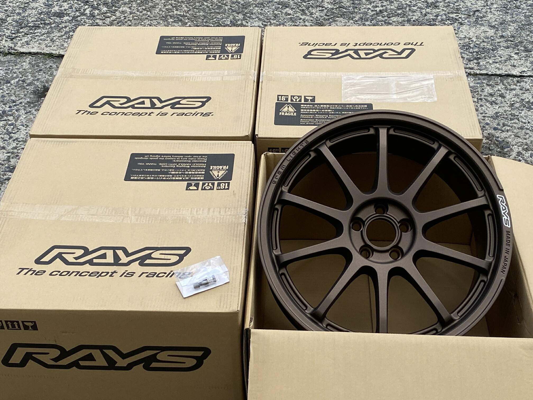 楽天市場】RAYS レイズ gramLights 57NR 18インチ 8.5J+45 5H100