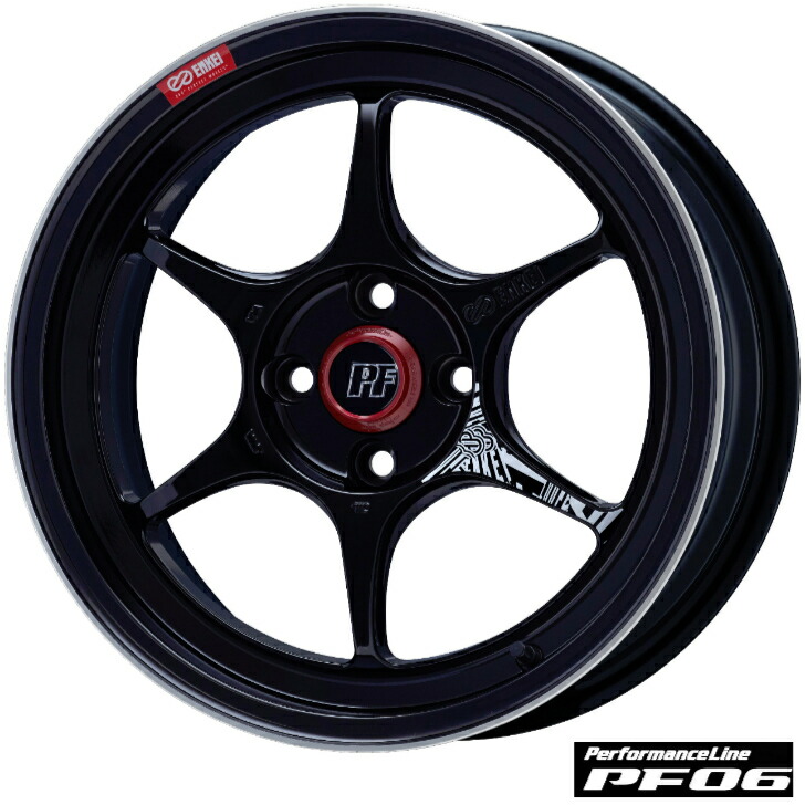 ENKEI エンケイ Performance Line PF06 18インチ 7.5J+48 5H100 MBK 新品ホイール4本