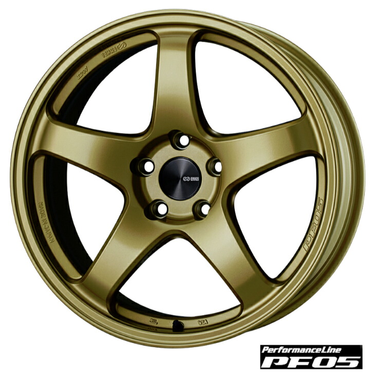 ENKEI エンケイ Performance Line PF05 15インチ 8J+25 4H100 G 新品ホイール4本｜KTfaith