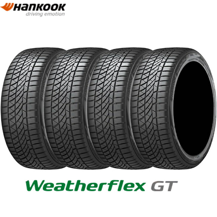 HANKOOK(ハンコック) Weatherflex (ウェザーフレックス) GT H755A 225/55R19 103V XL オールシーズンタイヤ 全天候型 3PMSF認証 4本価格※業者直送で送料無料|KTfaith