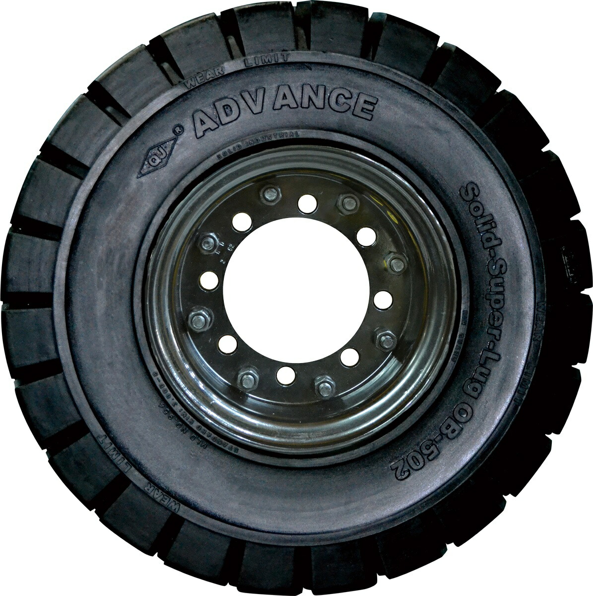 楽天市場】□送料無料□フォークリフト用ノーパンクタイヤ ADVANCE