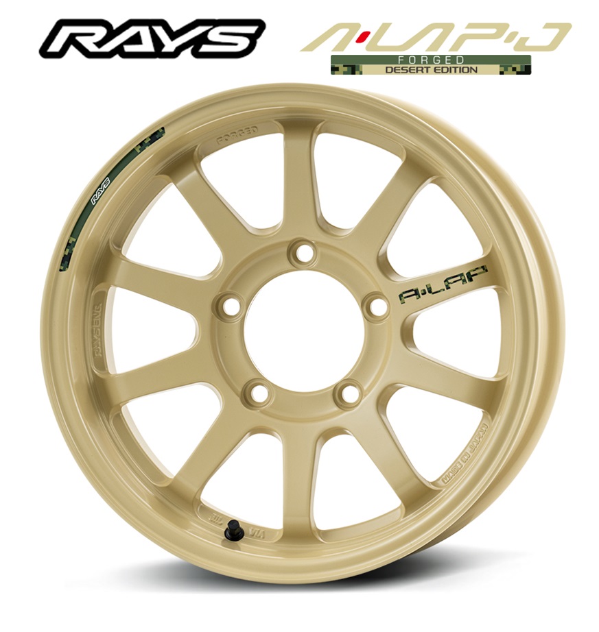 RAYS レイズ A-LAP-J DESERT EDITION 16インチ 6J-5 5H139.7 MI 新品ホイール4本|KTfaith