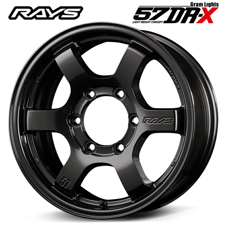 楽天市場】RAYS レイズ gramLights 57DR-X 16インチ 8J+0 6H139
