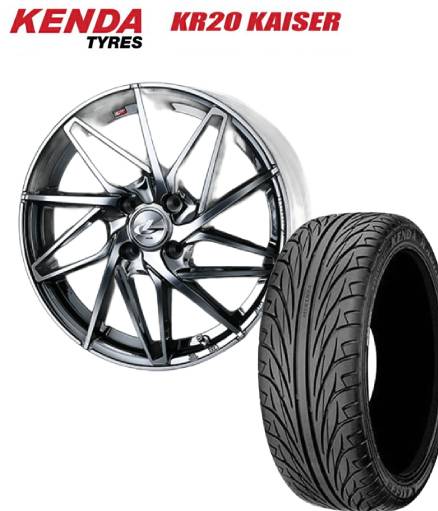 ■ケンダ KENDA KR20 165/45R16 74V ■WEDS ウェッズ LEONIS レオニス IT 16インチ 5J+45 4H100 BMCMC サマータイヤホイールセット 軽自動車用 75,339円