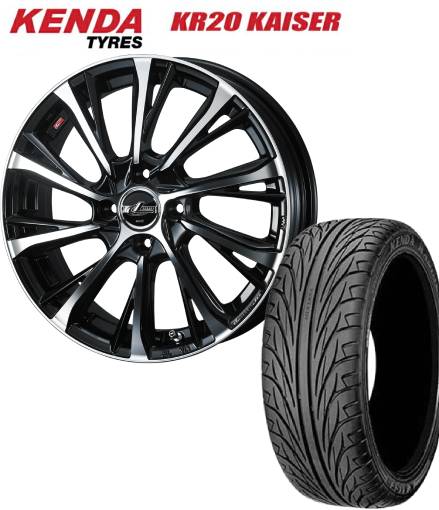 ■ケンダ KENDA KR20 165/45R16 74V ■WEDS ウェッズ LEONIS レオニス JG 16インチ 5J+45 4H100 PBMC サマータイヤホイールセット 軽自動車用