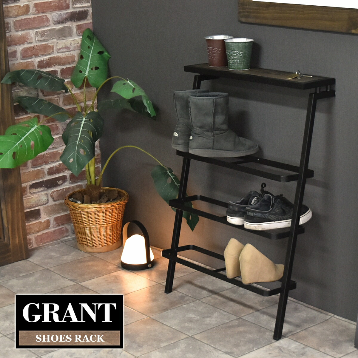 楽天市場】UMENO DESIGN シューズラック 5 アイボリー F&S フレームズ