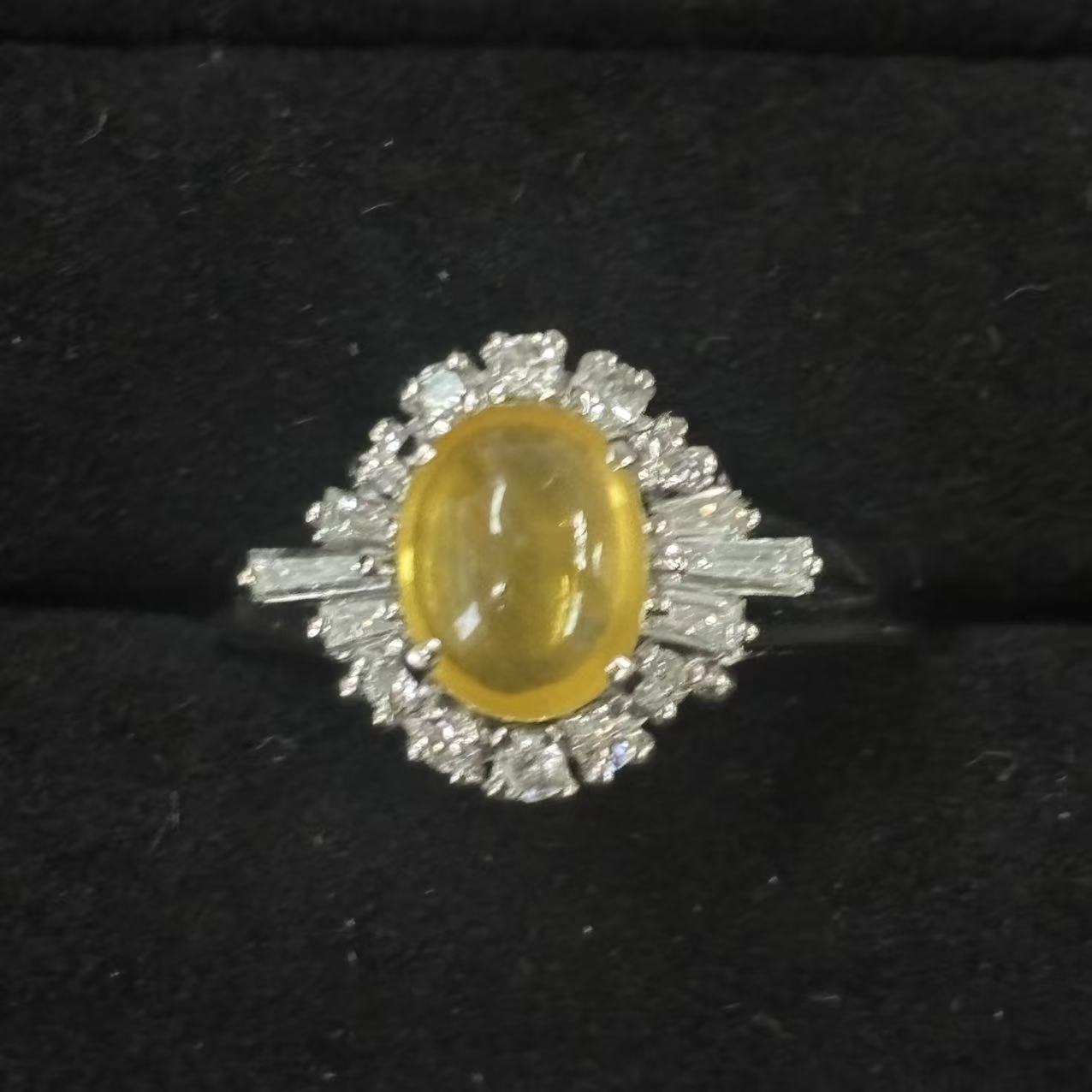 【中古】サファイア1.55ct ダイヤモンド0.39ct リング Pt900 13.5号｜小池屋 212,000円