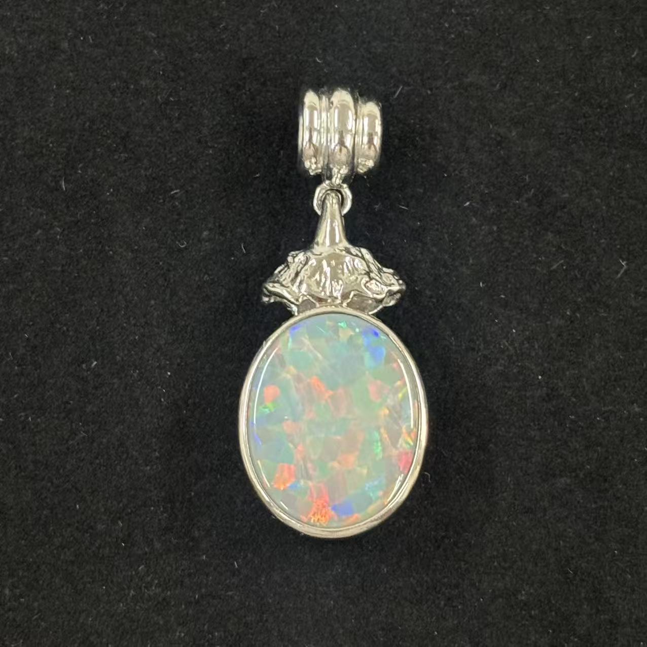 【中古】ブラックオパール8.77ct ペンダント Pt900｜小池屋