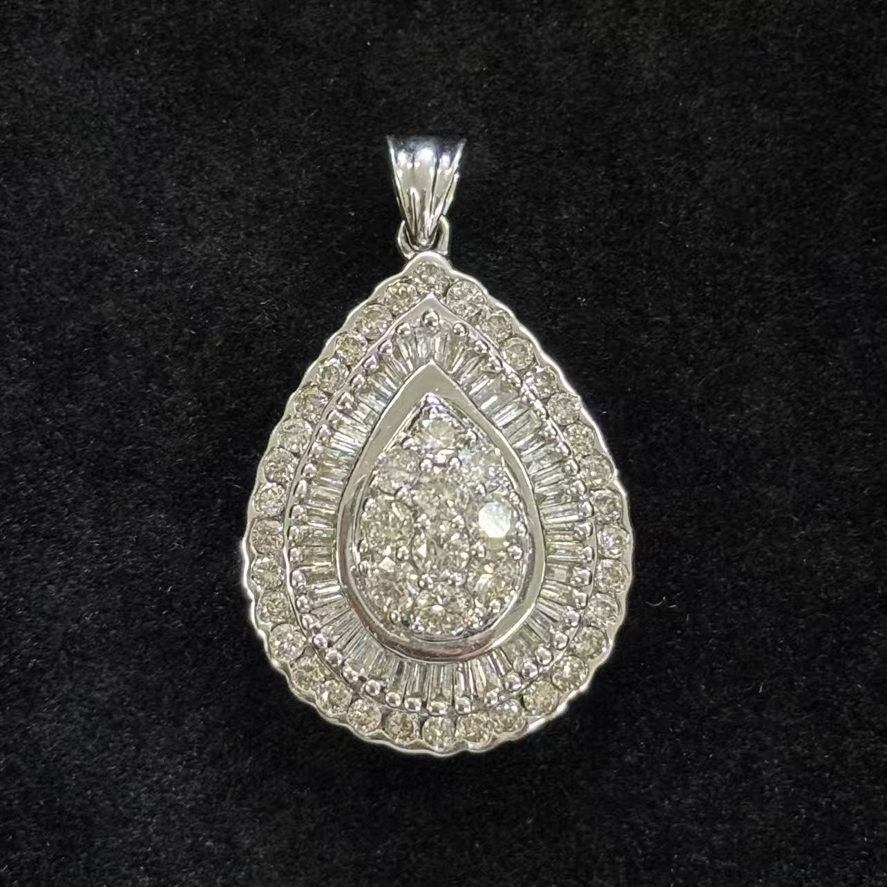 【中古】ダイヤモンド2.0ct ペンダント K18 K18WG|小池屋
