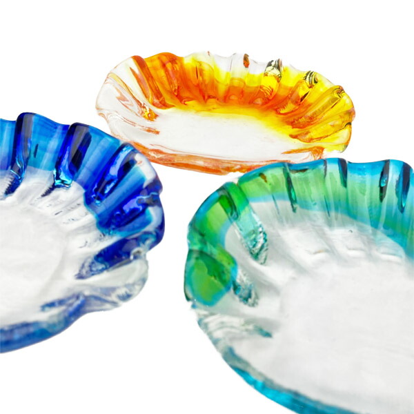 楽天市場】お皿 おしゃれ ガラス 食卓 和食 盛り皿 琉球ガラス 取り皿