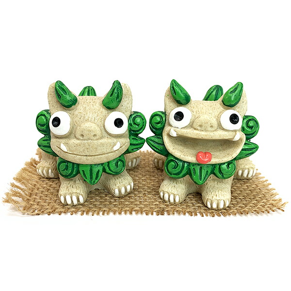 雑貨 沖縄 お土産 かわいい シーサー 置物 玄関 ペア 記念品 風水 魔除け 厄除け 縁起物 誕生日 プレゼント ハイサイシーサー Marcsdesign Com