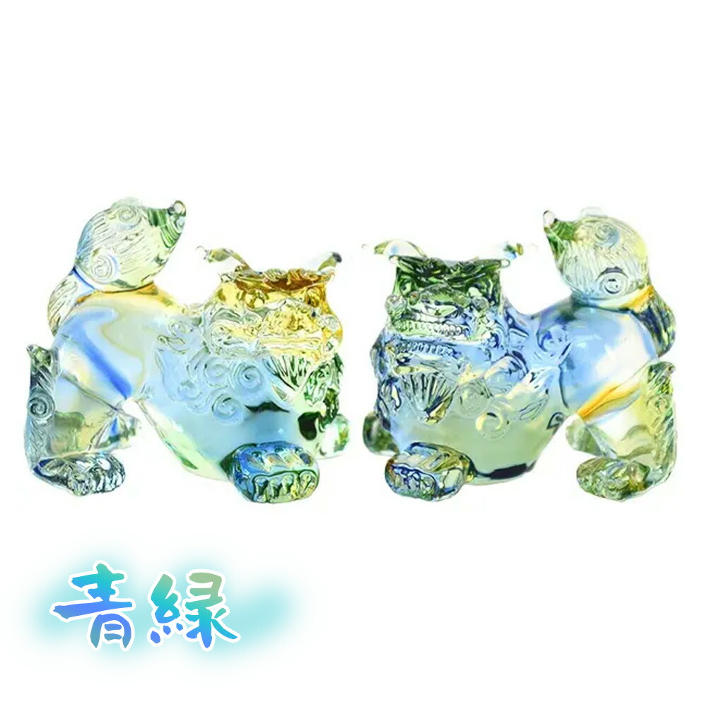 楽天市場】沖縄 シーサー 置物 玄関 ペア【がんじゅうシーサー 大