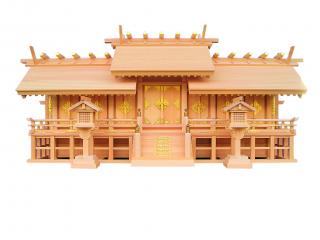 神棚 御前上等大型神棚 天恵七社 (総木曽ひのき) 桧 檜 ヒノキ 御前上等神棚 純国産 日本製 集合体組 今めかしい 本体 七社 ※受注生み出すこと