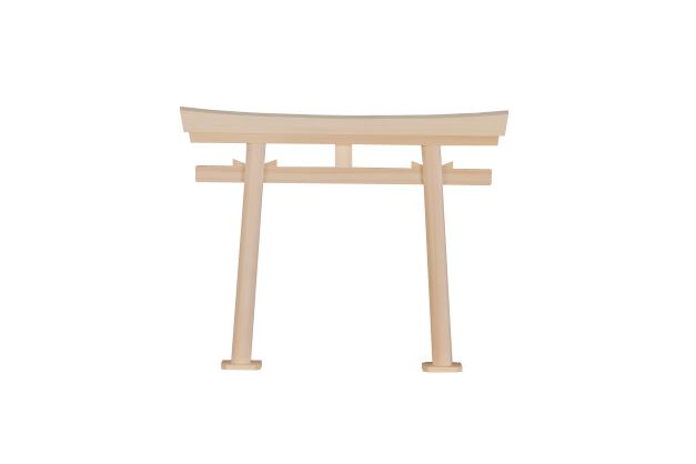 買取り実績 神棚 神具 白木鳥居 大 巾60×高51 ｃｍ 木曽ひのき 木曽桧
