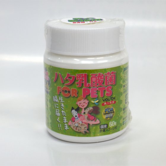 【楽天市場】ハタ乳酸菌 FOR PETS 60g （ペット用）：久保田薬局 楽天市場店
